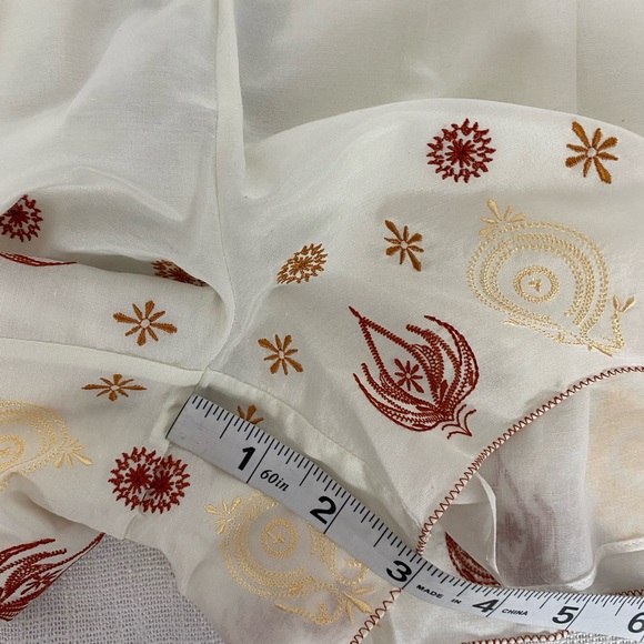 Rachel Zoe Embroidered Stephanie Ecru Shorts new with tags boho boho still NWT - Picture 7 of 8